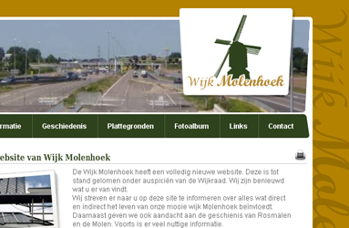 Open de website Wijk Molenhoek