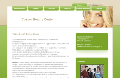 Open de website Cosmo Bianca
