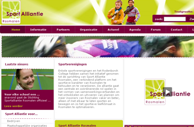 Open de website Sport Alliantie Rosmalen
