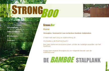 Open de website Strongboo